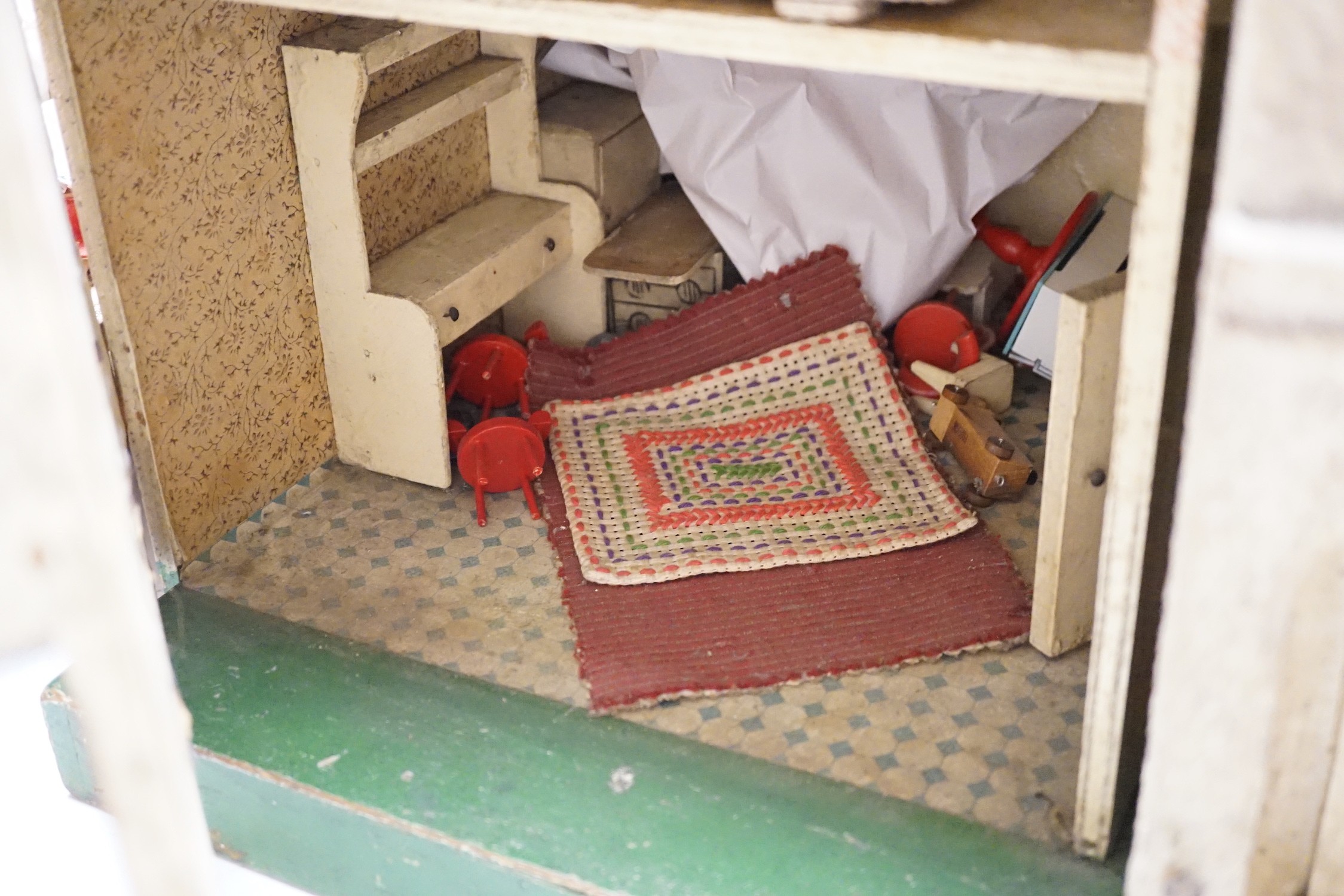 A Tri-ang dolls’ house, mid 20th century, 84cm high